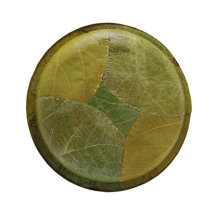 RED WIND 100 Biodegradable_Eco Friendly_12 Inch Both Sides Leaf Dinner Plates_Pack of 100_Natural Leaf Plates_RW31 - Image 3