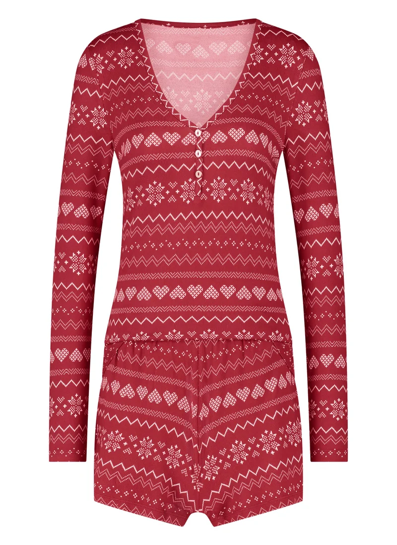 هانك مولر Printed Pyjamas Short Set