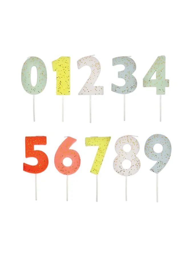 Meri Meri Mint Number 0 Candle