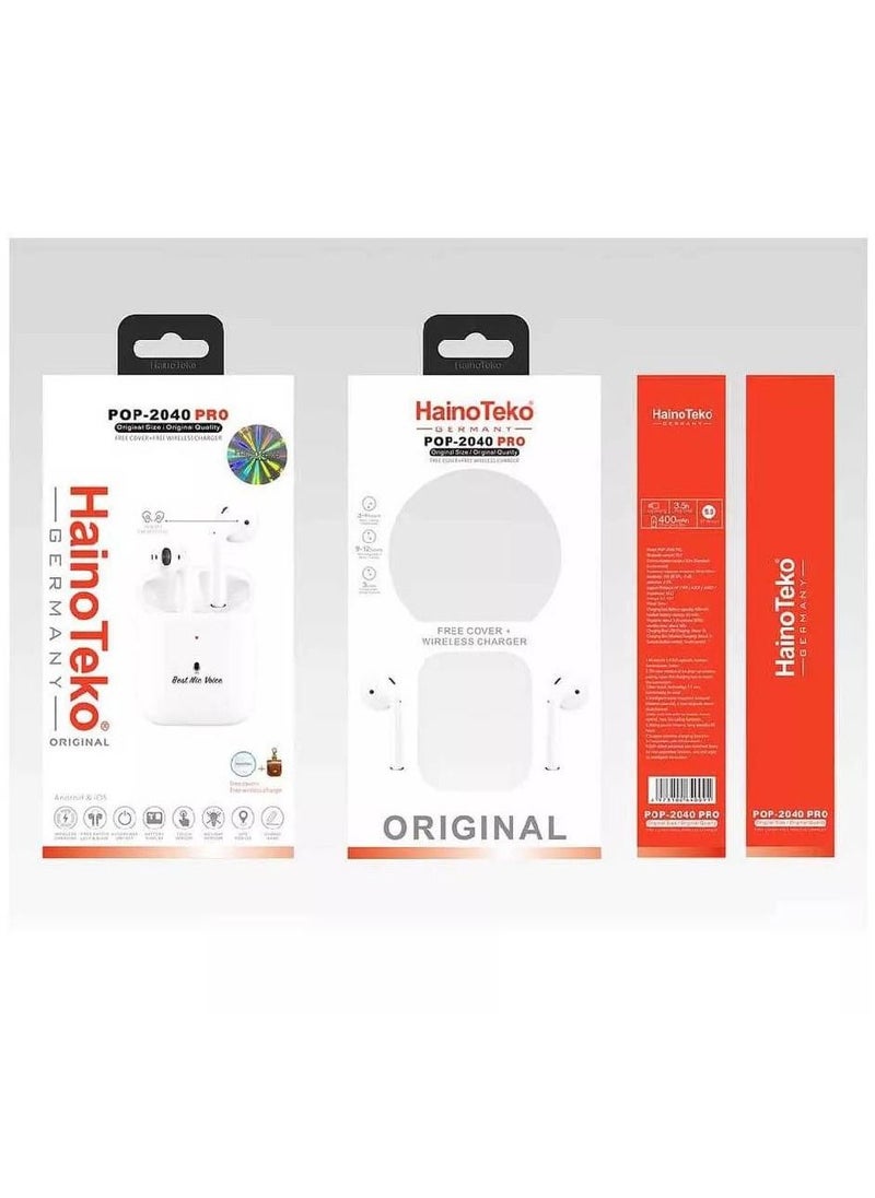 Haino Teko - Germany POP-2040 Wireless Bluetooth Earphones Compatible With iPhones And Androids - Image 1