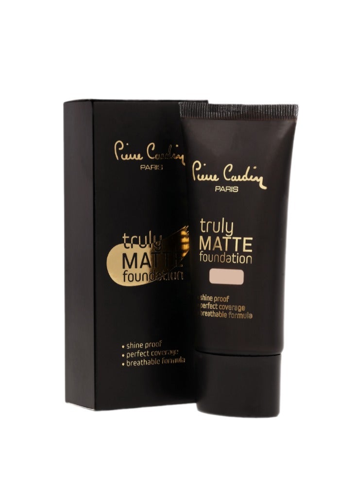Pierre Cardin Truly Matte Foundation True Beige 428 - Image 2