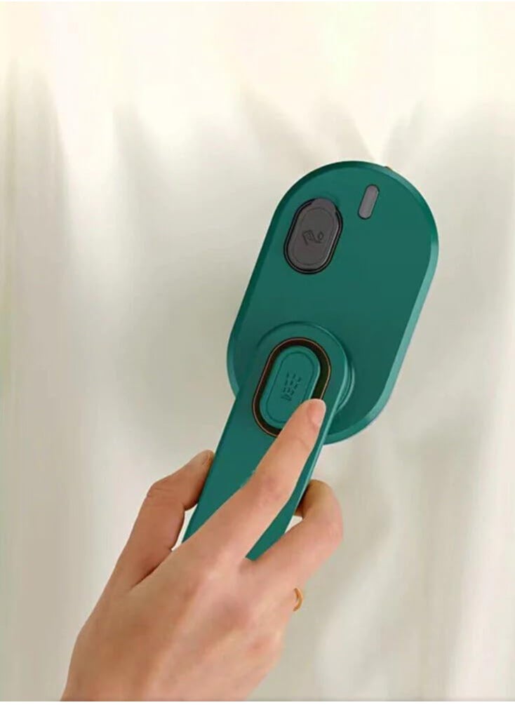 JAMAKY - Mini Portable Electric Clothes Steamer JMK1003 with Italian technology for Home, Travel and Work, Mini Foldable Garment Steamer - green - Image 1
