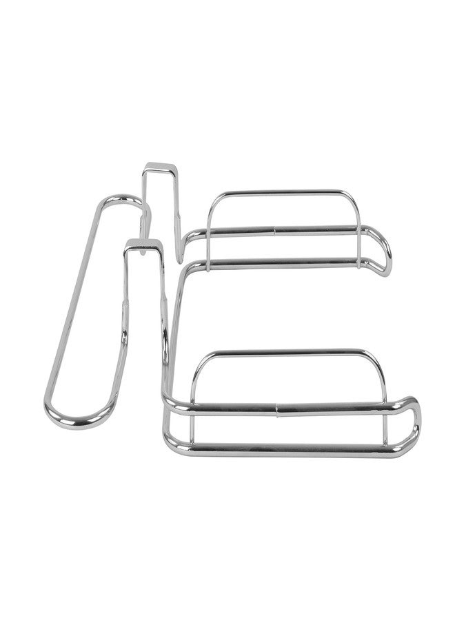 Spectrum Diversified Duo Over The Cabinet Towel Bar and Trash Bag Holder, Chrome - Image 2