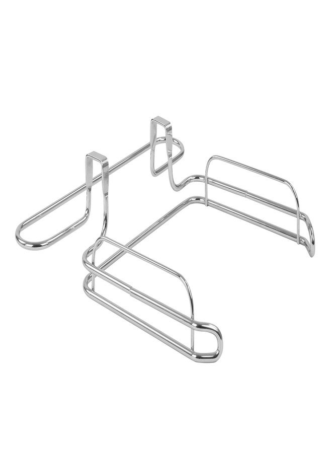 Spectrum Diversified Duo Over The Cabinet Towel Bar and Trash Bag Holder, Chrome - Image 1