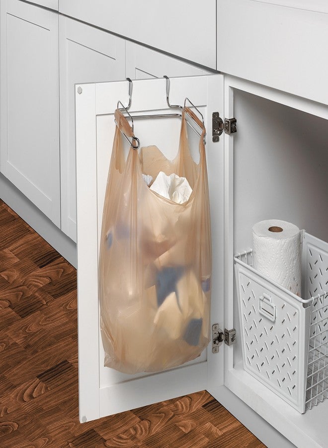 Spectrum Diversified Duo Over The Cabinet Towel Bar and Trash Bag Holder, Chrome - Image 5
