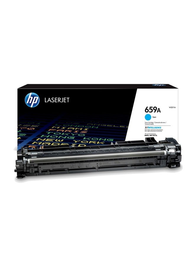 HP 659A Cyan Original LaserJet Toner Cartridge, W2011A cyan - Image 2