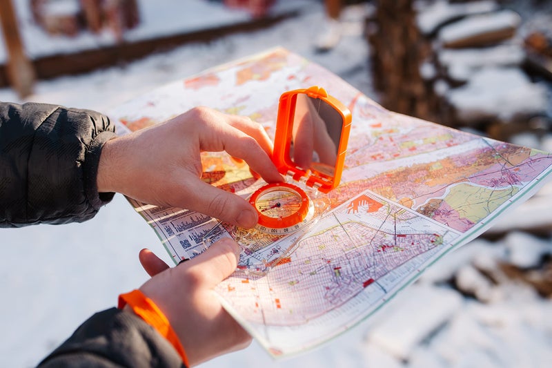 TurnOnSport Sighting Compass Mirror Adjustable Declination - Boy Scout Compass Survival Camping Base Plate Compass Kids Navigation Orienteering Compass Hiking Map Reading Military Compass Backpacking Clinometers - Image 4