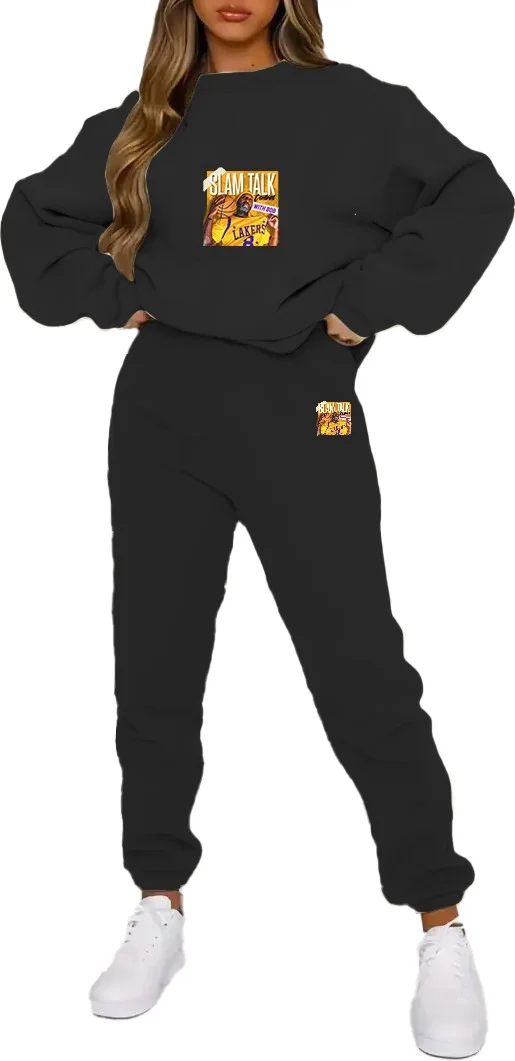 دوغ فش Tracksuit Oversize Sleepmodebear Printed Tracksuit,lover,couple Combination Yellow