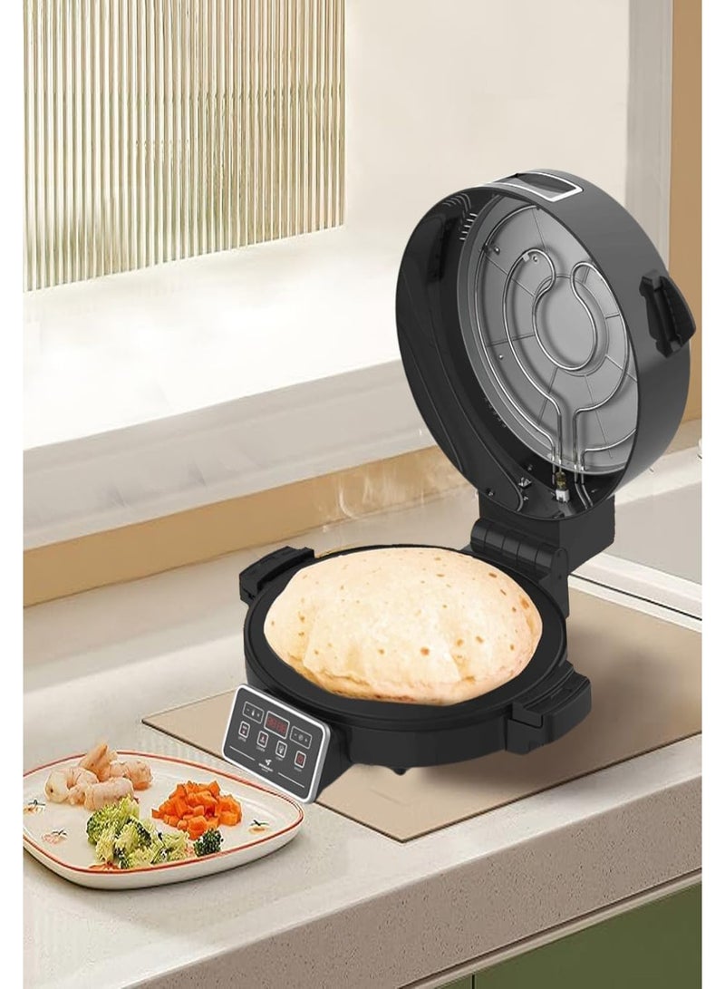MEBASHI Multi 3-in-1 Hot Bread Maker, 40cm Diameter Cooking Plate,Full Copper, LED Display, 2400 W, Black (ME-HBM151) - Image 5