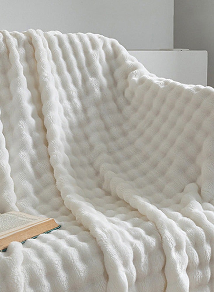 Women Soft Cute Throw Blanket for Couch Cozy Gift Blankets for Girls Mom Teacher Teacher Sofa Bed Home High-end Decor Warm Throws For Summer Air-conditioned Rooms 50*60inch - Image 3