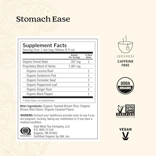 Yogi Tea Stomach Ease - 16 Bags per Pack (4 Packs) - Digestive Tea to Help Soothe & Calm the Stomach - Includes Licorice, Fennel, Ginger, Peppermint & More - Image 3