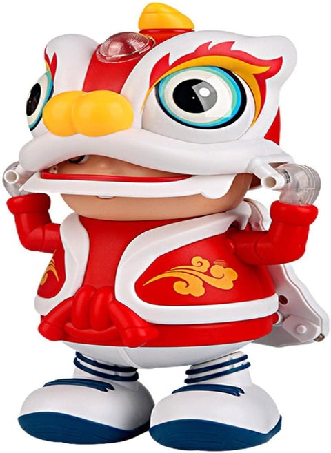 Dancing Music Toy - Glowing Dance Singing and Dancing Rocking Robots | Side to Side Movable Cartoon Robots for Boys and Girls, Battery Powered Early Education Dolls