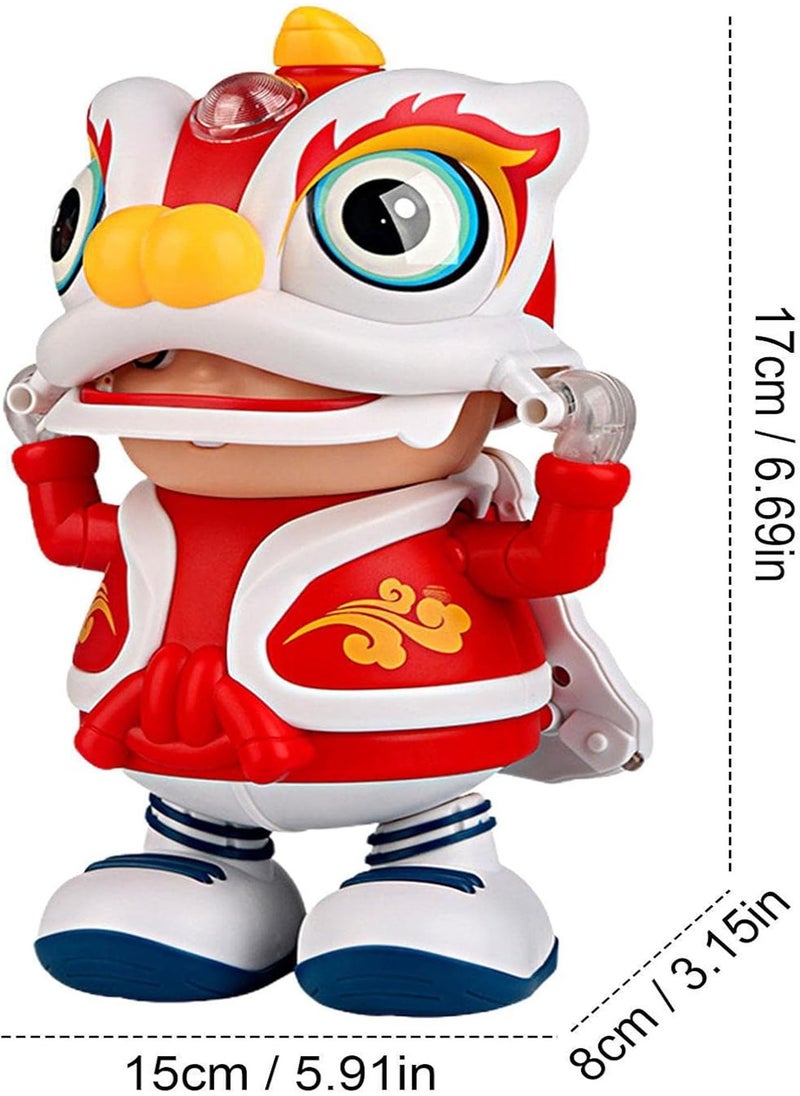 Dancing Music Toy - Glowing Dance Singing and Dancing Rocking Robots | Side to Side Movable Cartoon Robots for Boys and Girls, Battery Powered Early Education Dolls