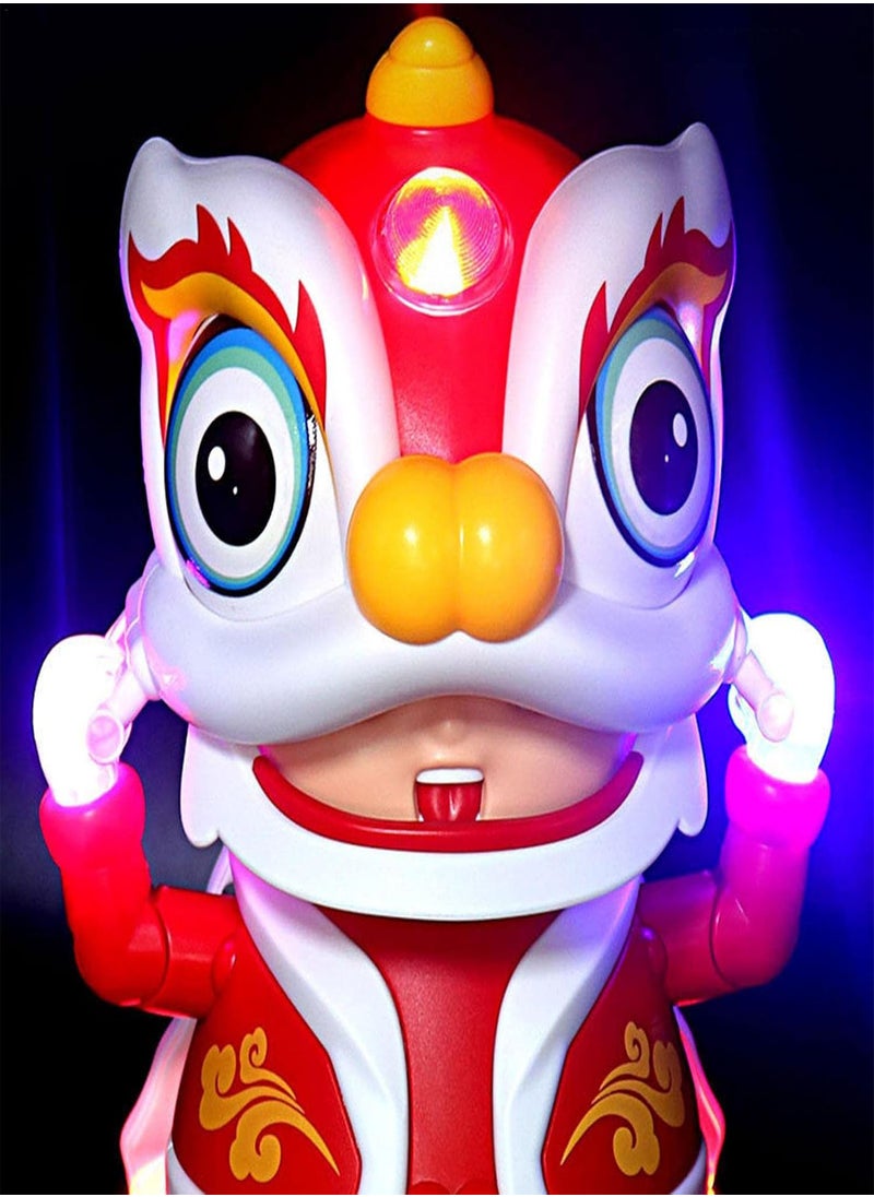 Dancing Music Toy - Glowing Dance Singing and Dancing Rocking Robots | Side to Side Movable Cartoon Robots for Boys and Girls, Battery Powered Early Education Dolls