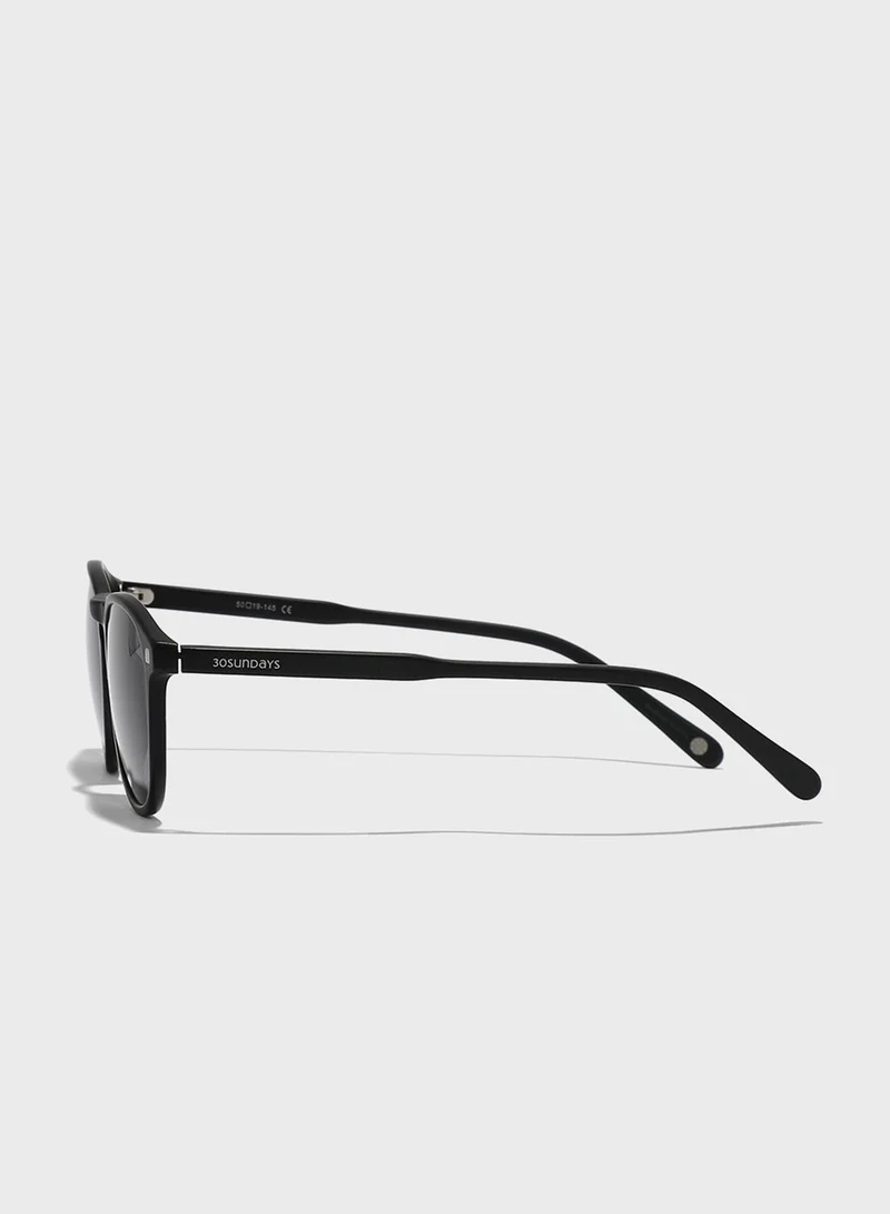 30Sundays Olympian Round Sunglasses