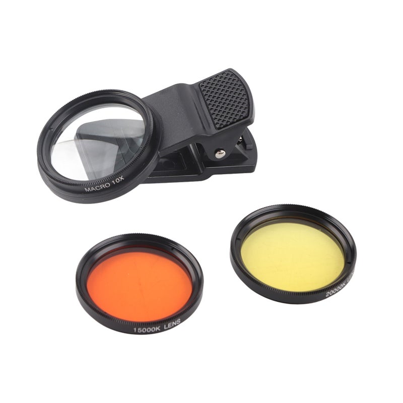 Seawater Fish Tank Coral Cylinder Photography Lens with Macro Filter Aquarium - Image 4