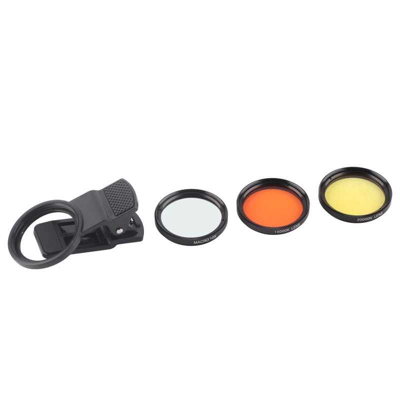 Seawater Fish Tank Coral Cylinder Photography Lens with Macro Filter Aquarium - Image 1