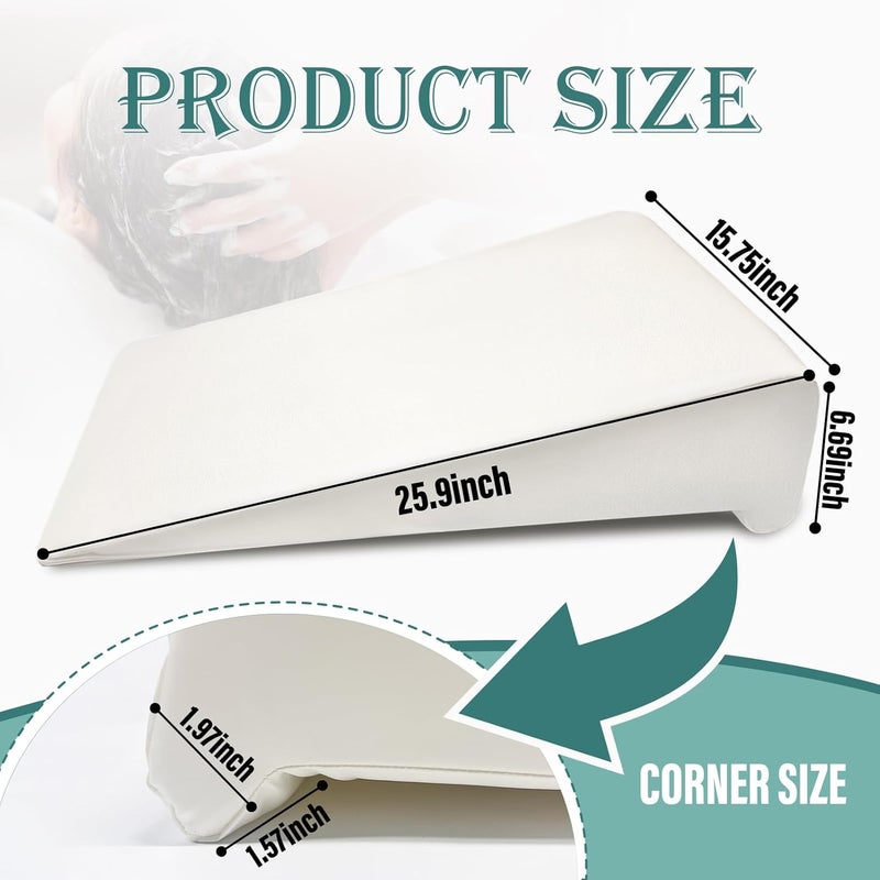 Wibeelee Hair Washing Station for Kids Waterproof Shampoo Foam Mat with Ergonomic Design Non Slip Bath Pillow Sink Soft Neck Support for Easy Hair Wash - Image 2