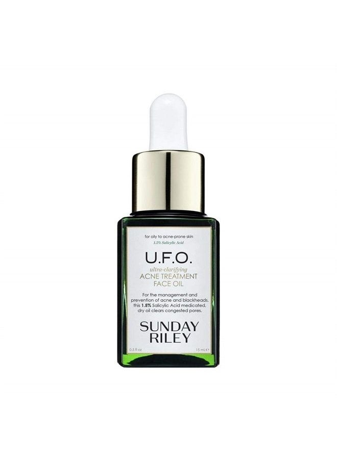 U.F.O. Ultra-Clarifying BHA Salicylic Acid and Tea Tree Acne Treatment Face Oil