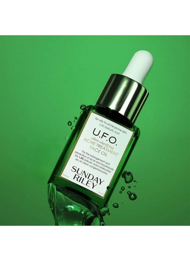U.F.O. Ultra-Clarifying BHA Salicylic Acid and Tea Tree Acne Treatment Face Oil