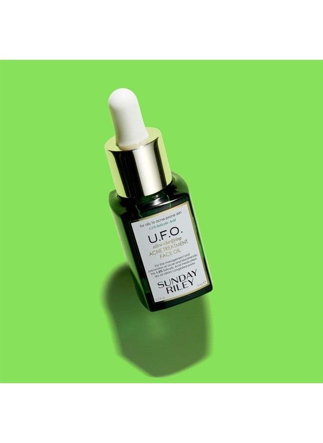 U.F.O. Ultra-Clarifying BHA Salicylic Acid and Tea Tree Acne Treatment Face Oil