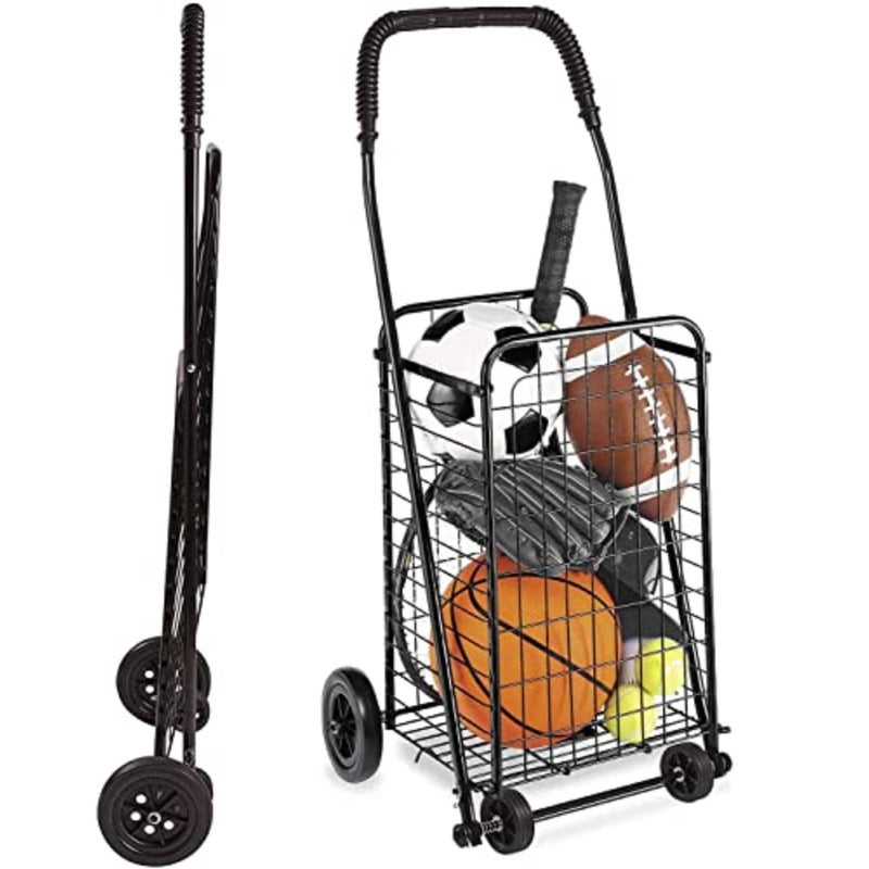 Folding Shopping Cart, Compact metal basket/M - Image 1
