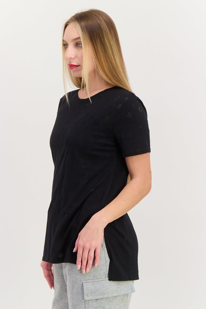 SKECHERS Women Sportswear Fit Outdoor Top, Black - Image 3
