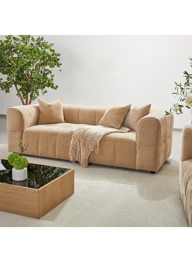 Home Box Blob 2-Seater Fabric Sofa with 2 Cushions  - Image 5