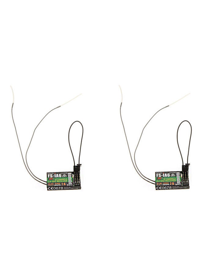 NIBEMINENT 2-Piece 2.4G FS-iA6 6 Channel Remote Control Receiver - Image 2