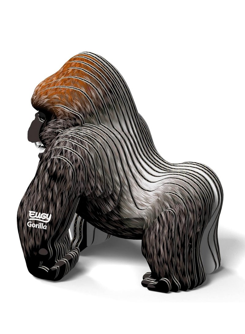 EUGY 3D Gorilla Puzzle - Unique DIY Craft for Animal Lovers and Families - Image 4