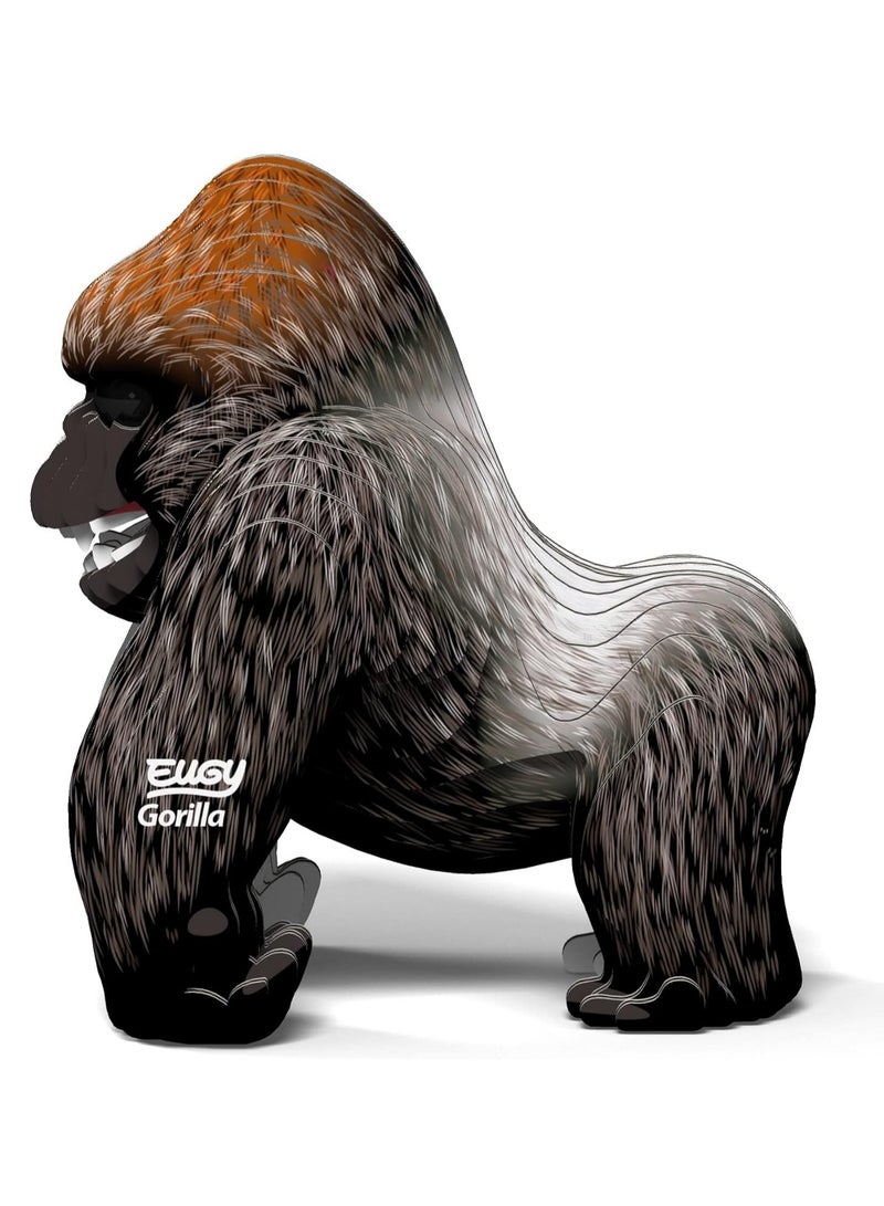 EUGY 3D Gorilla Puzzle - Unique DIY Craft for Animal Lovers and Families - Image 5