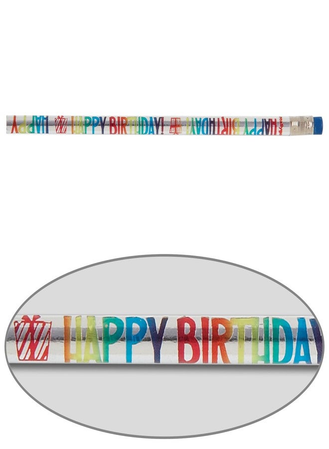 Really Good Stuff Happy Birthday Pencils - Set of 12 Pencils.