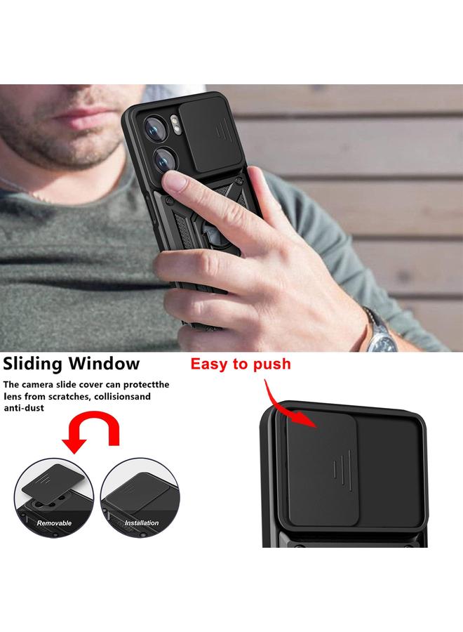 S-TOP Case For OPPO A77/A57 Sliding Camera Design TPU + PC Phone Case - Image 5