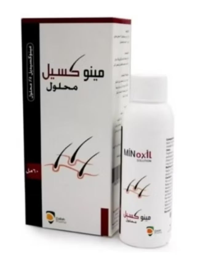 دله فارما محلول مينوكسيل ٥٪ ٦٠ مل يمنع تساقط الشعر - Image 1