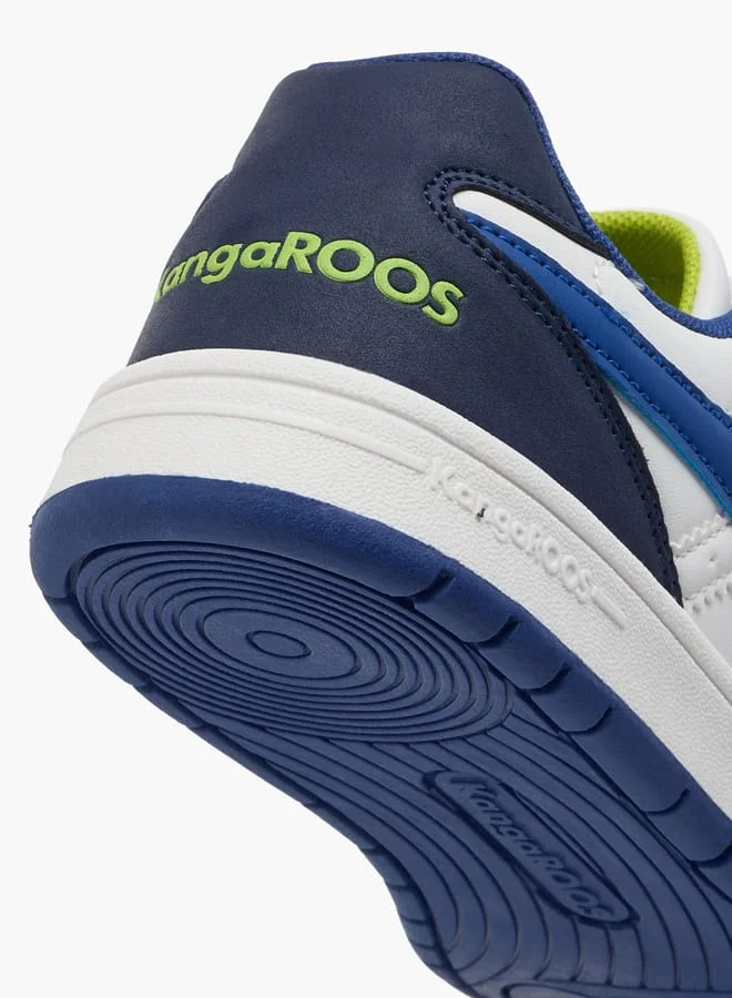 kangaROOS Women's Logo Detail Sports Shoes with Hook and Loop Closure