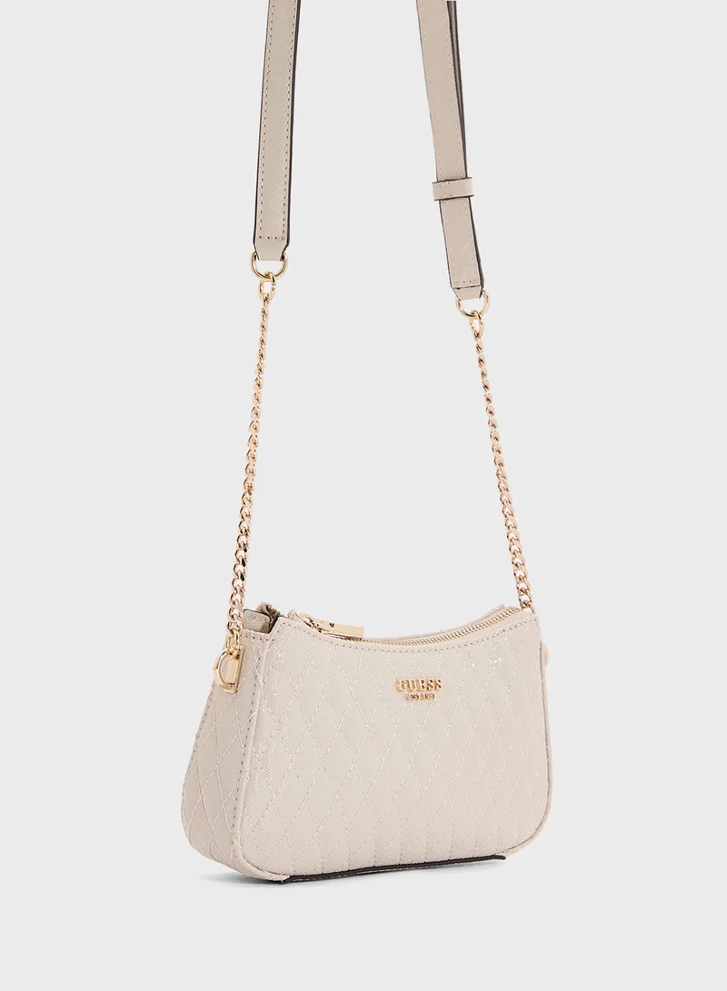 GUESS Betula Mini Crossbody Top Zip