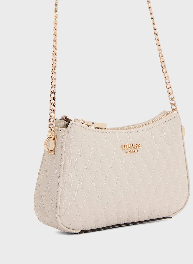 GUESS Betula Mini Crossbody Top Zip