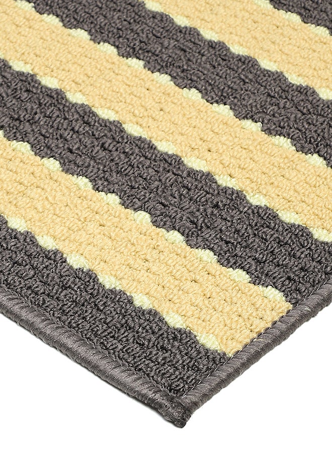 Status Contract Anti Slip Front Door Mat | Living Room Rug for Entrance Doors (Yellow Lines),38 x 58 Cm - Image 5