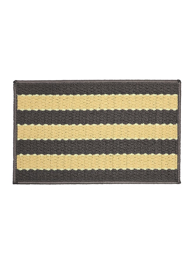 Status Contract Anti Slip Front Door Mat | Living Room Rug for Entrance Doors (Yellow Lines),38 x 58 Cm - Image 2