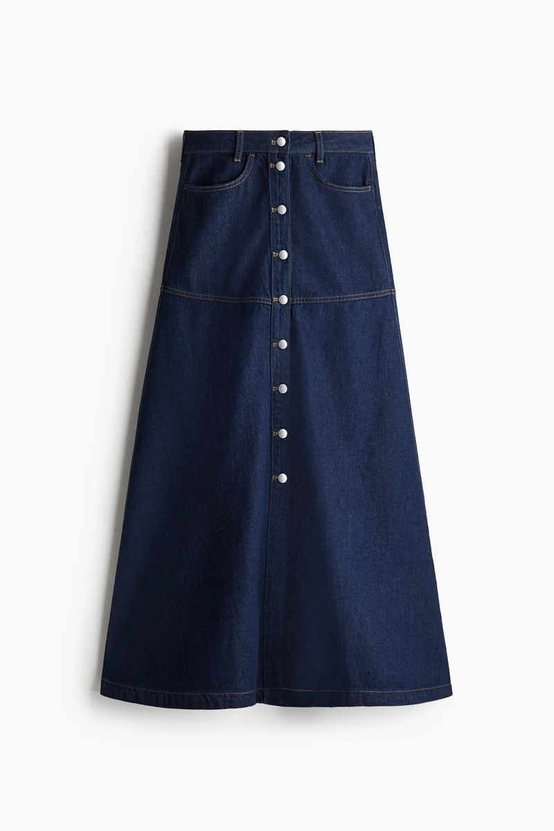 H&M A-Line Denim Skirt