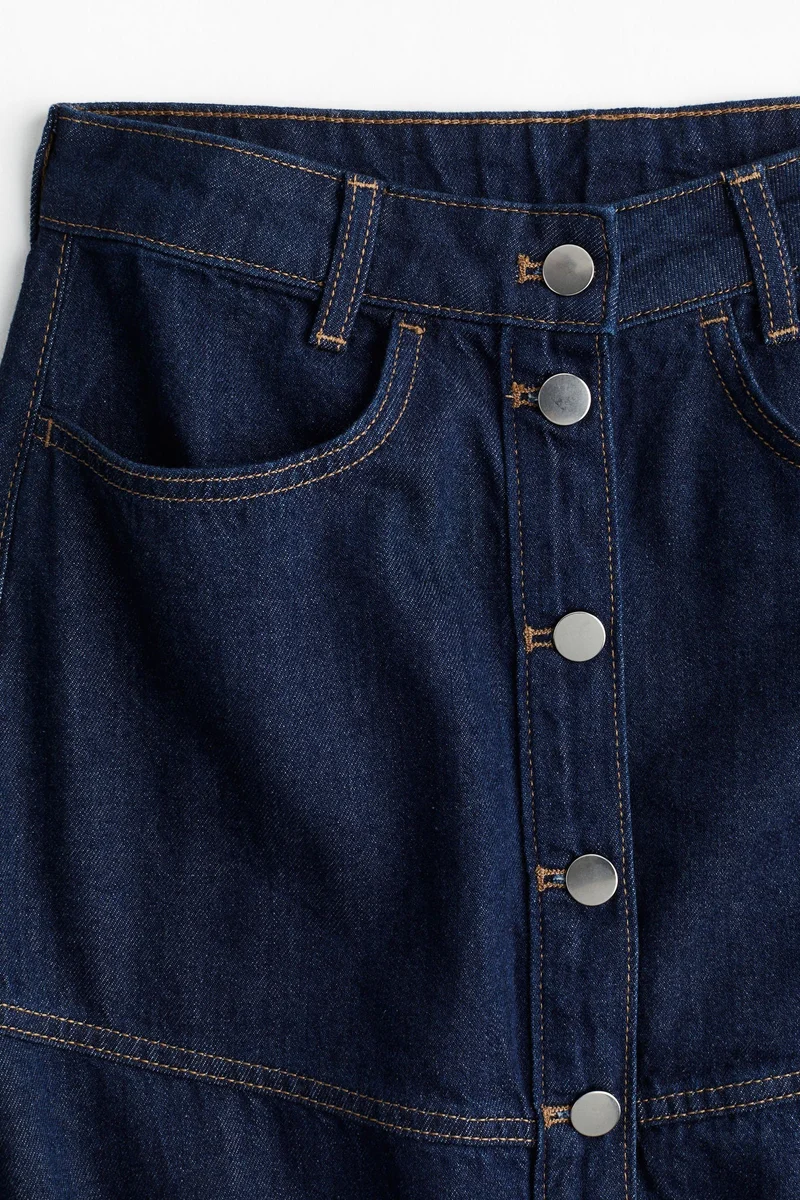H&M A-Line Denim Skirt