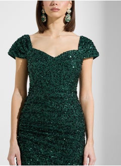 Ella Limited Edition Shimmer Dress With Slit  - Image 3
