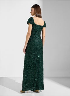 Ella Limited Edition Shimmer Dress With Slit  - Image 2