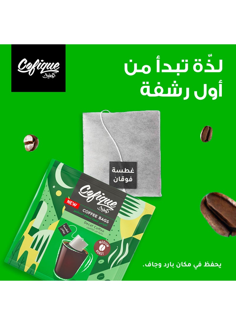 Cofique Decaf Coffee 5 Bags 35g - Image 4