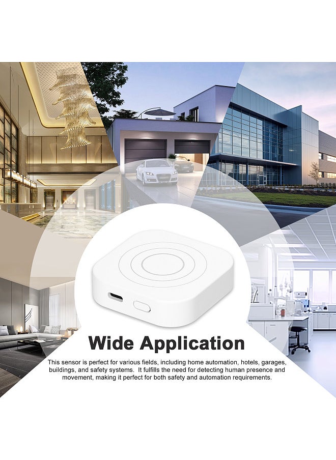 Generic - Human Presence Sensor Tuya ZigBee 24GHz Millimeter Wave Radars Motion Detection Sensor for Home Safety and Automation - Image 1