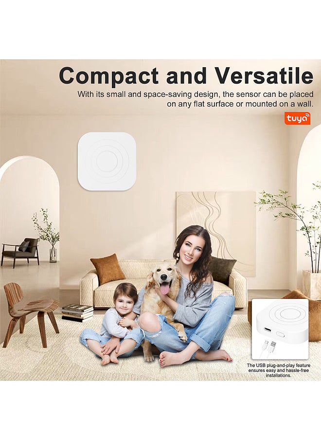 Generic - Human Presence Sensor Tuya ZigBee 24GHz Millimeter Wave Radars Motion Detection Sensor for Home Safety and Automation - Image 1