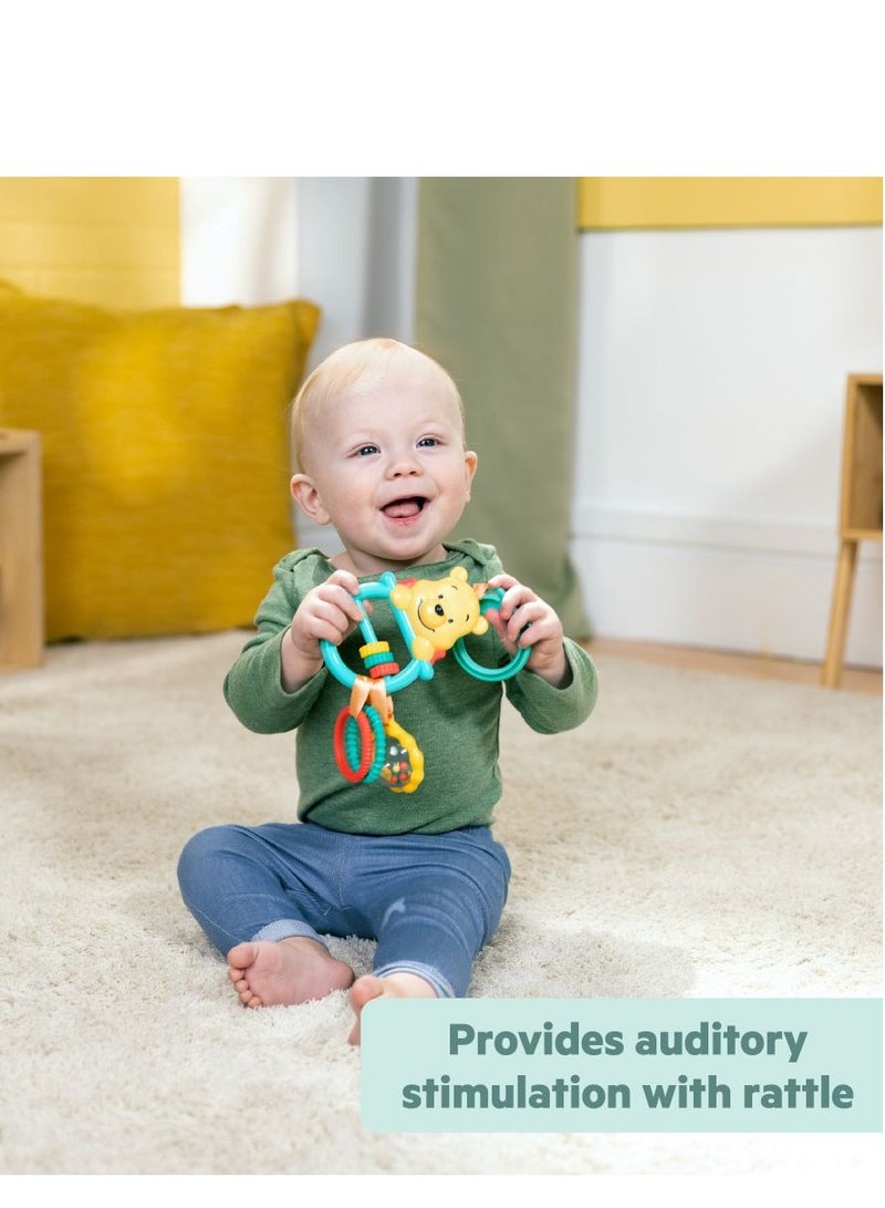 Bright Starts لعبة النشاط دب مشغول ويني ذا بوه من ديزني للأطفال – من 0 إلى 36 شهرًا - Image 4