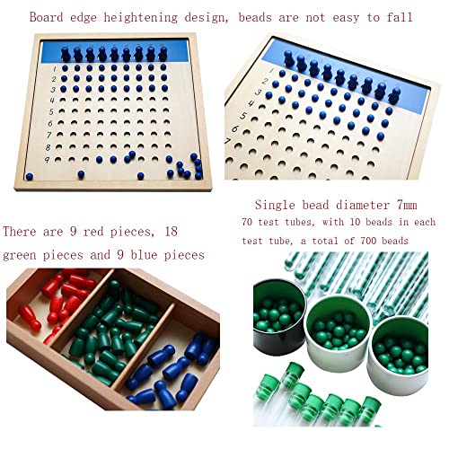 Kghios Montessori Long Division Board Test Tube Division GroupMontessori Math Toys Materials for ToddlersMathematics Teaching Aids Materials Baby Preschool Learning Education Toys - Image 5