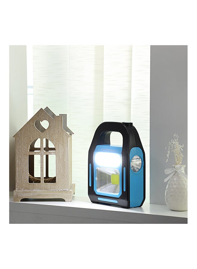Olsenmark Multi-Function Emergency Light with Solar Panel, 3 Lights Source, Power Bank Function and Perfect for Indoor and Outdoor Use Blue/Black - Image 5