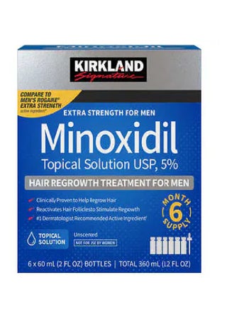 Minoxidil 5% Topical Solution USP Hair Regrowth Treatment For Men 6X60ml - pzsku/Z2C521D37BC9F29553F2DZ/45/_/1710933182/351cf0b0-8958-4cd3-98c2-58ec9499b711